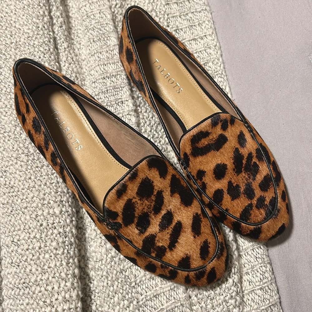 NIB Talbots Classic Leopard Ryan Loafer
